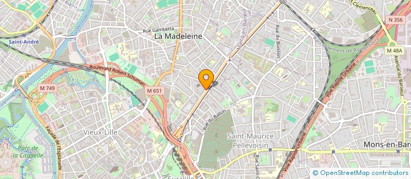 localisation de l'entreprise GREEN-MAISON à LA MADELEINE