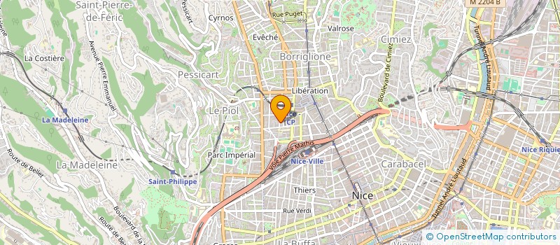 localisation de l'entreprise GREEN MAMMA à NICE