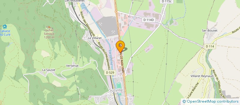 localisation de l'entreprise GREEN MATHEYSINE  SUSVILLE