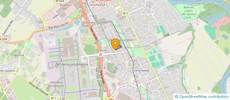 localisation de l'entreprise GREEN MONDE à BLAGNAC