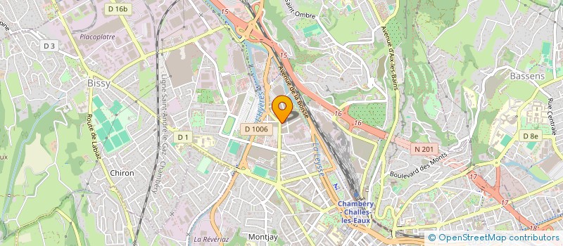 localisation de l'entreprise GREEN MOOD  CHAMBERY