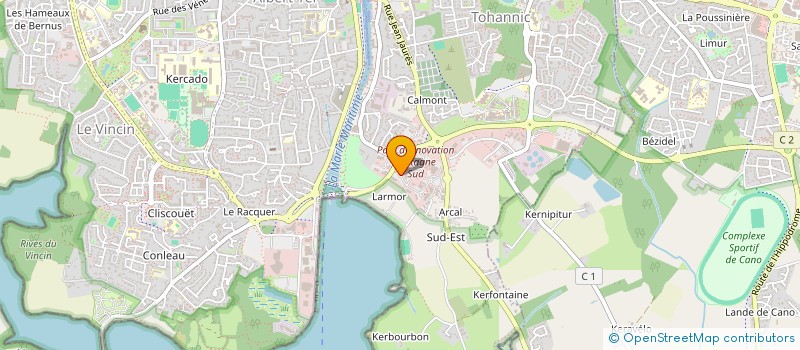 localisation de l'entreprise GREEN MORBIHAN à VANNES