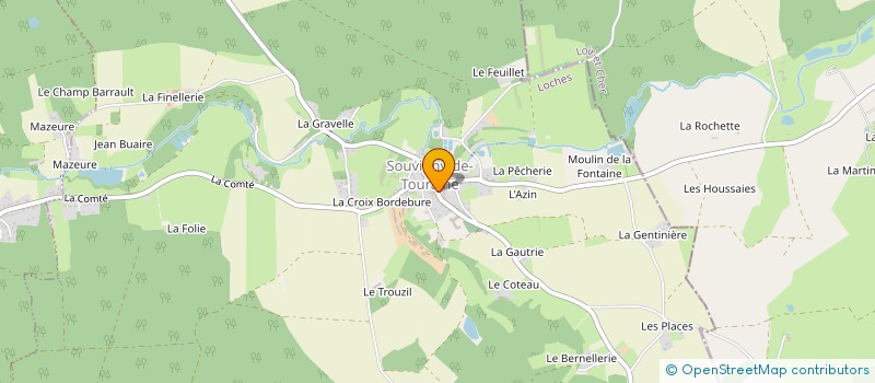 localisation de l'entreprise GREEN MUSE PRODUCTIONS  SOUVIGNY-DE-TOURAINE