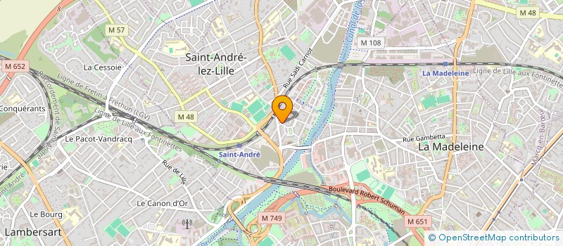 localisation de l'entreprise GREEN NERDS  SAINT-ANDRE-LEZ-LILLE