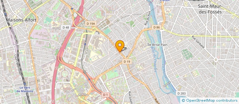 localisation de l'entreprise GREEN NESS CBD  CRETEIL