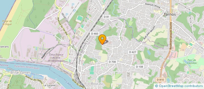 localisation de l'entreprise GREEN NEVADA  BOUCAU