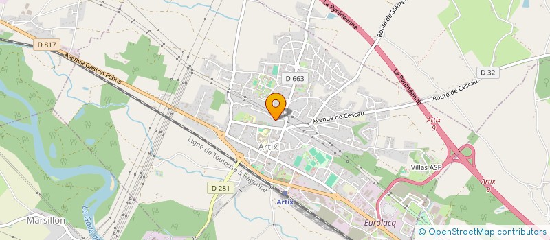 localisation de l'entreprise GREEN NRJ à ARTIX