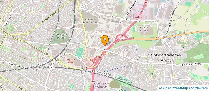 localisation de l'entreprise GREEN OAK  SAINT-BARTHELEMY-D'ANJOU