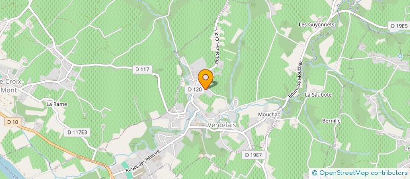 localisation de l'entreprise GREEN OAK  VERDELAIS