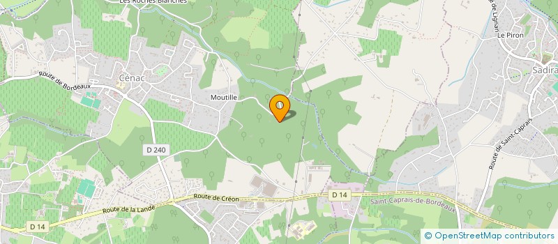 localisation de l'entreprise GREEN OPTIC ALL  CENAC