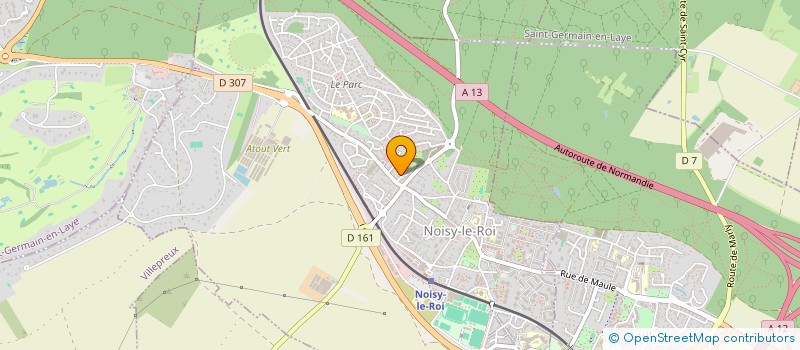 localisation de l'entreprise GREEN OUEST à NOISY-LE-ROI