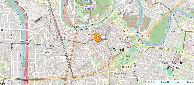 localisation de l'entreprise GREEN OWL GRENOBLE  GRENOBLE