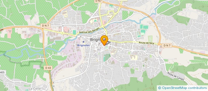 localisation de l'entreprise GREEN PACA  BRIGNOLES