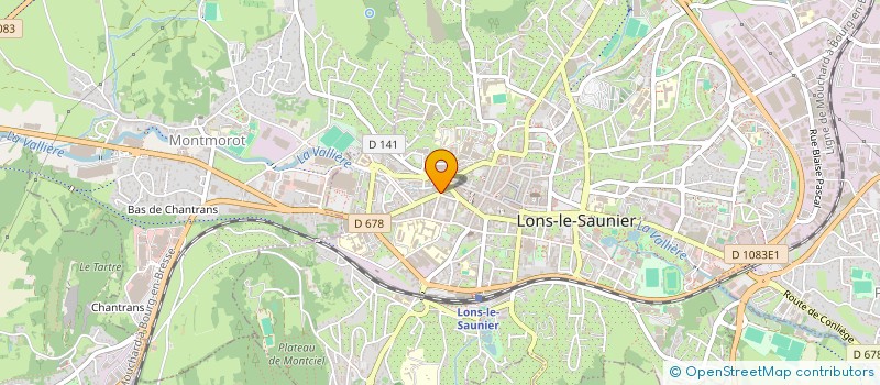 localisation de l'entreprise GREEN PARADISE 39 à LONS-LE-SAUNIER