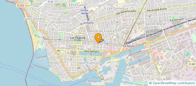 localisation de l'entreprise GREEN PARC INVEST  LE HAVRE