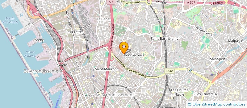 localisation de l'entreprise GREEN PARTENAIR à MARSEILLE