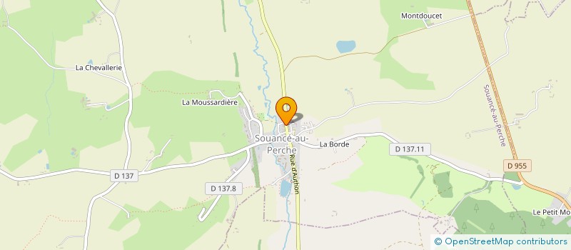 localisation de l'entreprise GREEN PAT IMMO à SOUANCE AU PERCHE