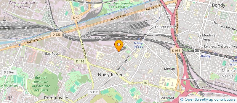 localisation de l'entreprise GREEN PEINTURE ET DECOR à NOISY-LE-SEC
