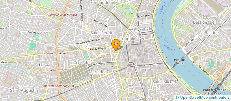 localisation de l'entreprise GREEN PLANET  BORDEAUX