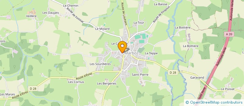 localisation de l'entreprise GREEN POWER  MARBOZ