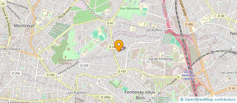 localisation de l'entreprise GREEN POWER à FONTENAY-SOUS-BOIS
