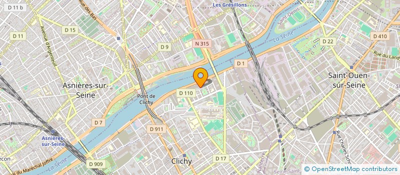 localisation de l'entreprise GREEN POWER COMMODITIES à CLICHY