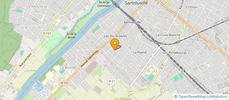 localisation de l'entreprise GREEN POWER ENERGY à SARTROUVILLE