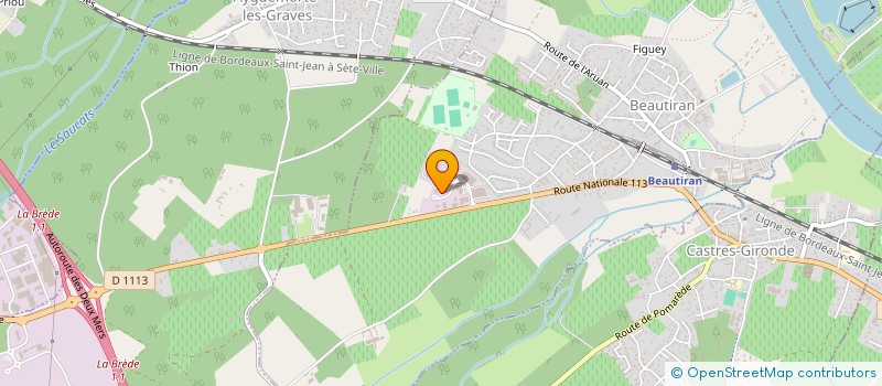 localisation de l'entreprise GREEN PRESSING DLT à BEAUTIRAN