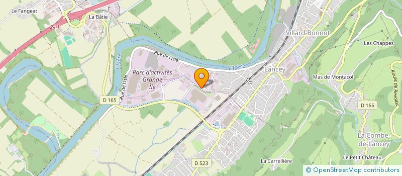 localisation de l'entreprise GREEN PRO ELEC  VILLARD-BONNOT