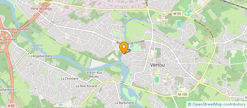 localisation de l'entreprise GREEN PRO FEEL à VERTOU