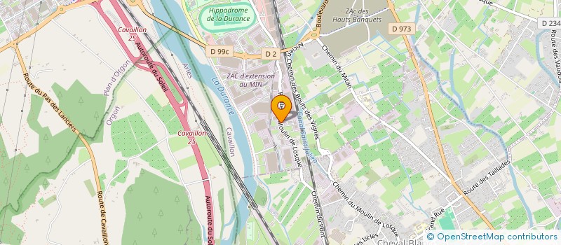 localisation de l'entreprise GREEN PRODUCE  CAVAILLON