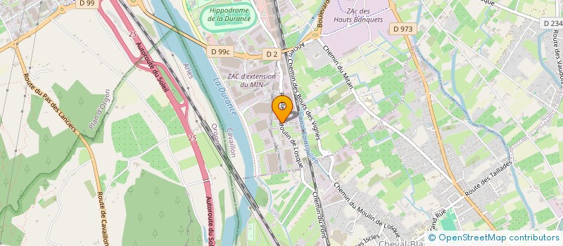 localisation de l'entreprise GREEN PRODUCE PRODUCTION  CAVAILLON