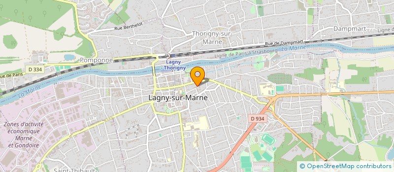 localisation de l'entreprise GREEN PROPRETE ET SERVICES à LAGNY-SUR-MARNE