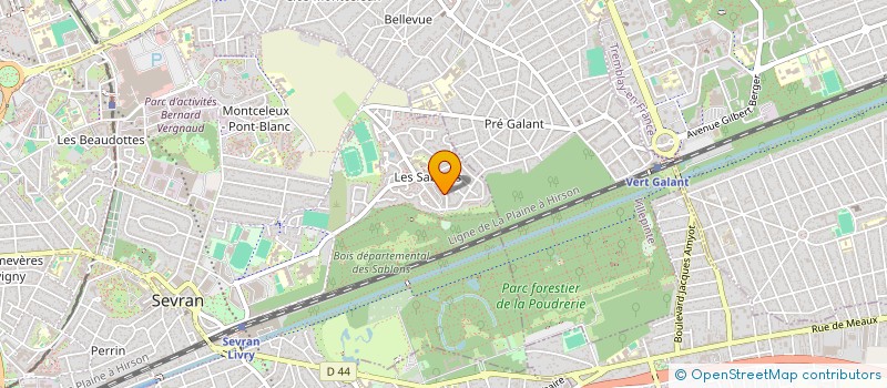 localisation de l'entreprise GREEN PROTECT à SEVRAN