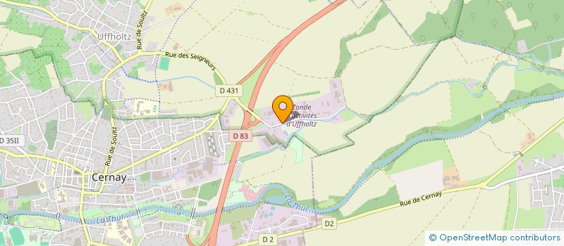 localisation de l'entreprise GREEN RACING  UFFHOLTZ