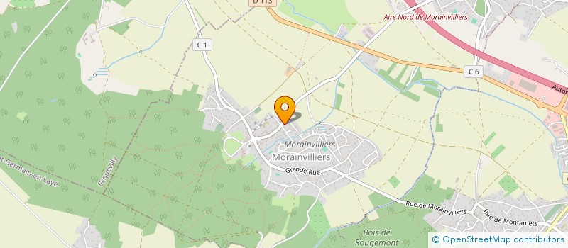 localisation de l'entreprise GREEN RAY TWO  MORAINVILLIERS