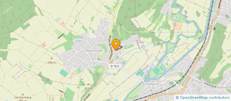 localisation de l'entreprise GREEN RELAX à HOCHSTATT