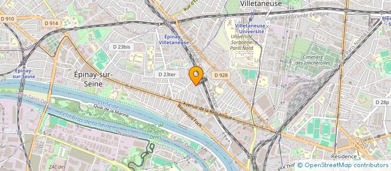 localisation de l'entreprise GREEN RENO BAT à EPINAY-SUR-SEINE