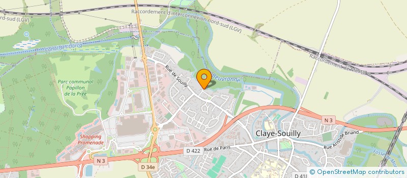 localisation de l'entreprise GREEN RENOV  CLAYE-SOUILLY