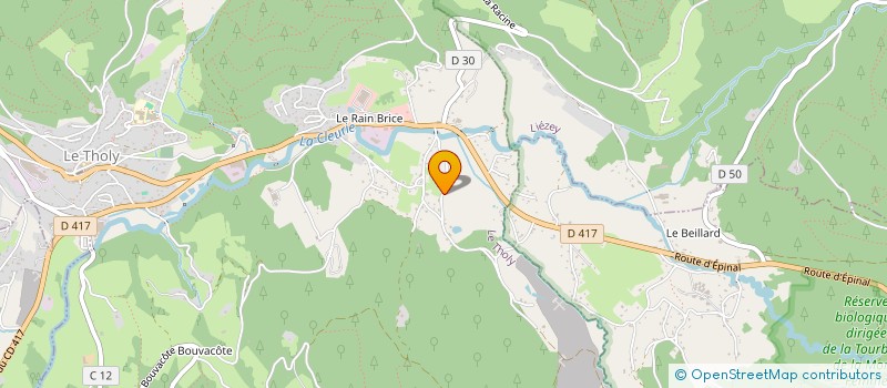 localisation de l'entreprise GREEN RENTAL  LE THOLY