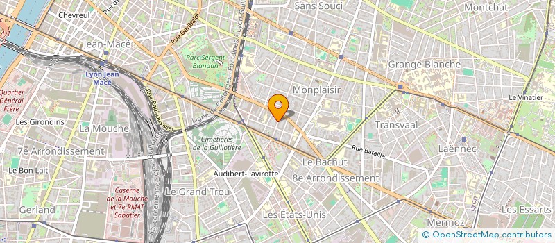 localisation de l'entreprise GREEN RGE  LYON 8EME