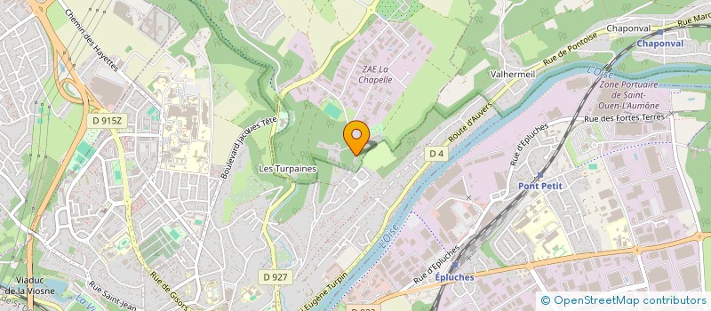 localisation de l'entreprise GREEN'S CLUB  ENNERY