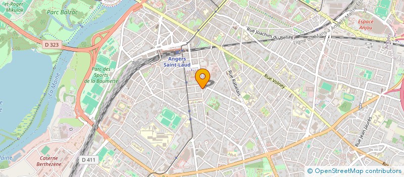 localisation de l'entreprise GREEN SAFE ETUDE à ANGERS