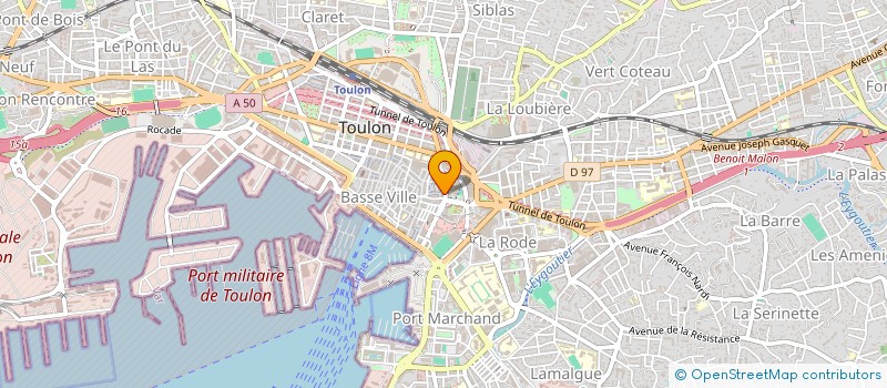 localisation de l'entreprise GREEN SCORE CAPITAL à TOULON