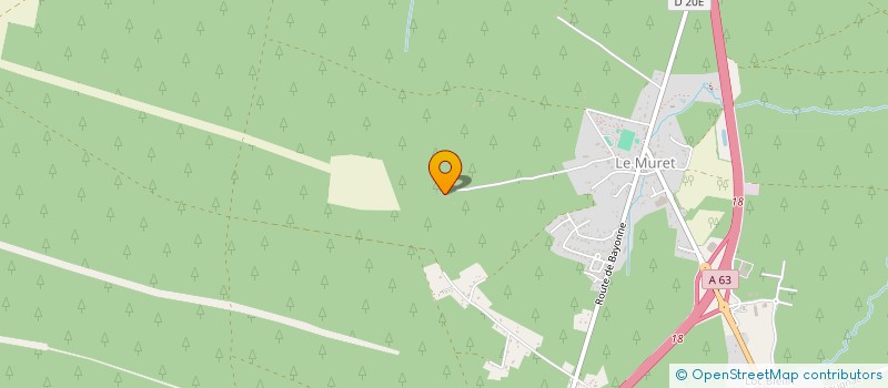 localisation de l'entreprise GREEN SERVICE à SAUGNAC-ET-MURET