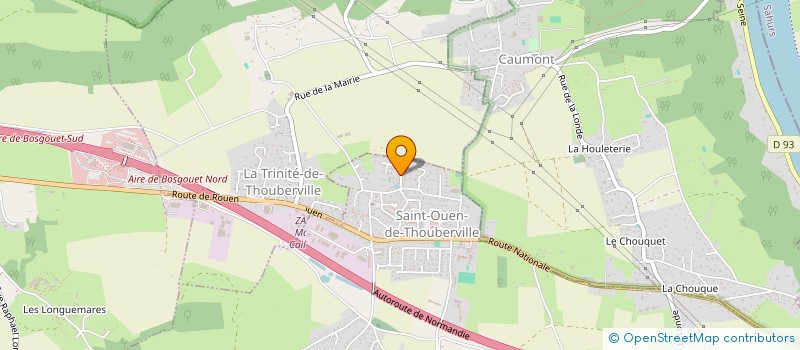 localisation de l'entreprise GREEN SERVICES AQUITAINE  SAINT-OUEN-DE-THOUBERVILLE