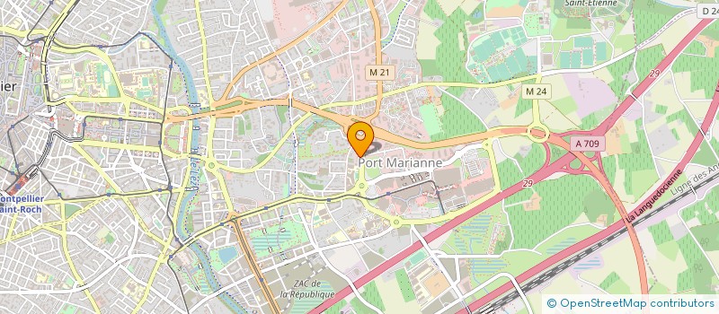 localisation de l'entreprise GREEN SIDE INDIVISION à MONTPELLIER