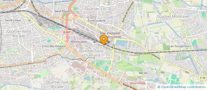 localisation de l'entreprise GREEN SILVER CAPITAL  AVIGNON