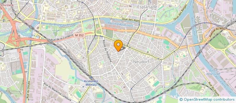 localisation de l'entreprise GREEN SKY à STRASBOURG