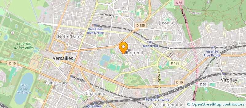 localisation de l'entreprise GREEN SKY ENERGIES à VERSAILLES